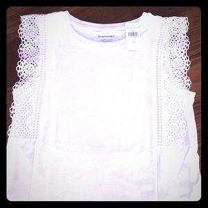 NWT White Lace top